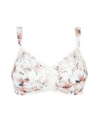 Soutien-gorge emboitant sans armatures Flora imprimé poesie pastel