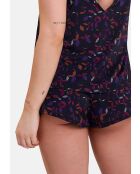 Short homewear Talentueuse imprimé graphique cercles colorés