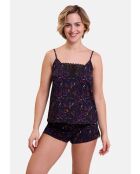 Short homewear Talentueuse imprimé graphique cercles colorés