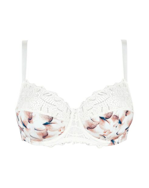 Soutien-gorge Flora imprimé poesie pastel