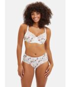 Soutien-gorge Flora imprimé poesie pastel