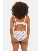 Soutien-gorge Flora imprimé poesie pastel