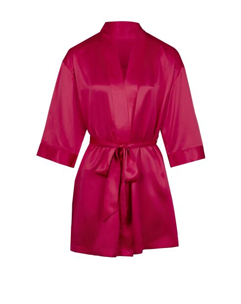 Kimono homewear Glam Chic rose rouge