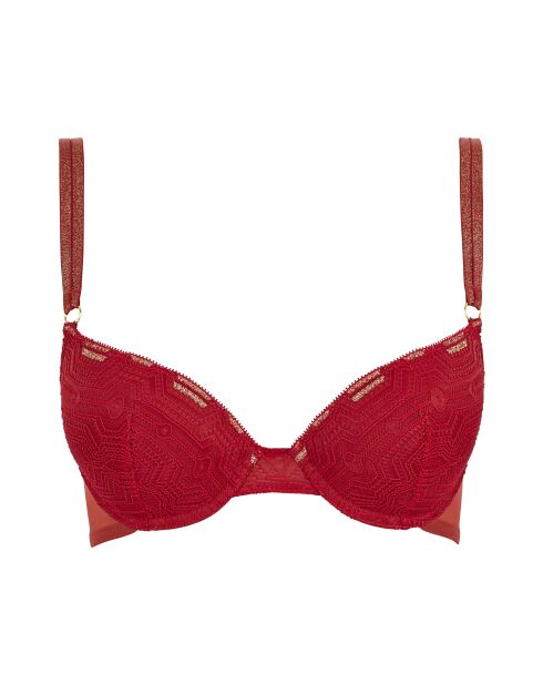 Soutien-gorge Somptueuse rouge dahlia