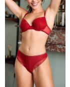 Soutien-gorge Somptueuse rouge dahlia