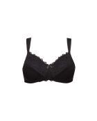 Soutien-gorge post-opératoire sans armatures Ava noir