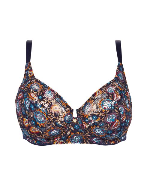 Soutien-gorge Suzie Fantaisie imprimé floral gipsy bleu marine