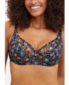 Soutien-gorge Suzie Fantaisie imprimé floral gipsy bleu marine
