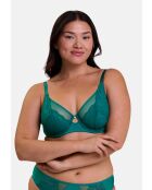 Soutien-gorge Romance vert émeraude
