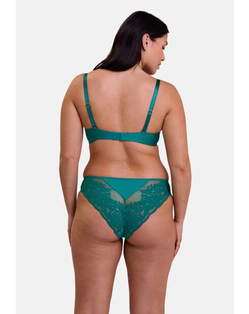 Soutien-gorge Romance vert émeraude