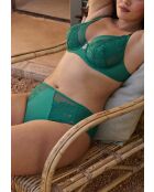 Soutien-gorge Romance vert émeraude