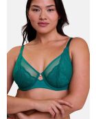 Soutien-gorge Romance vert émeraude