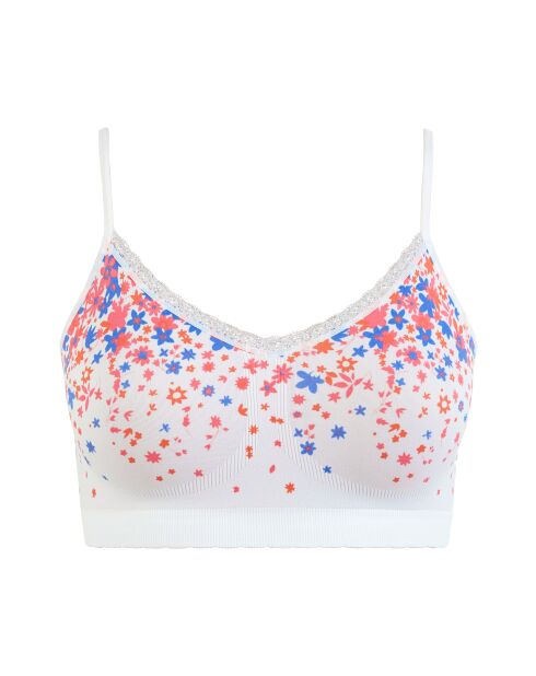 Brassière sans armatures Zen Fantaisie imprimé pétales zen