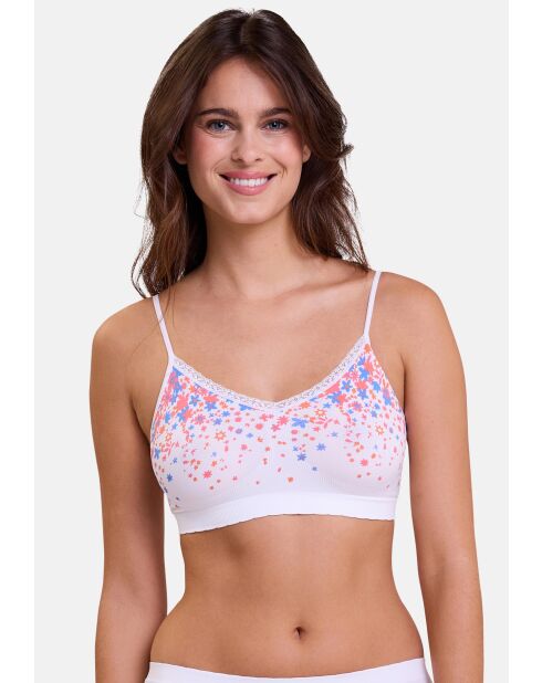 Brassière sans armatures Zen Fantaisie imprimé pétales zen