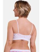Brassière sans armatures Zen Fantaisie imprimé pétales zen