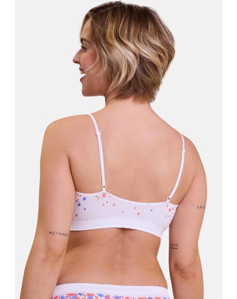Brassière sans armatures Zen Fantaisie imprimé pétales zen