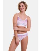 Brassière sans armatures Zen Fantaisie imprimé pétales zen