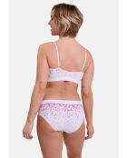 Brassière sans armatures Zen Fantaisie imprimé pétales zen