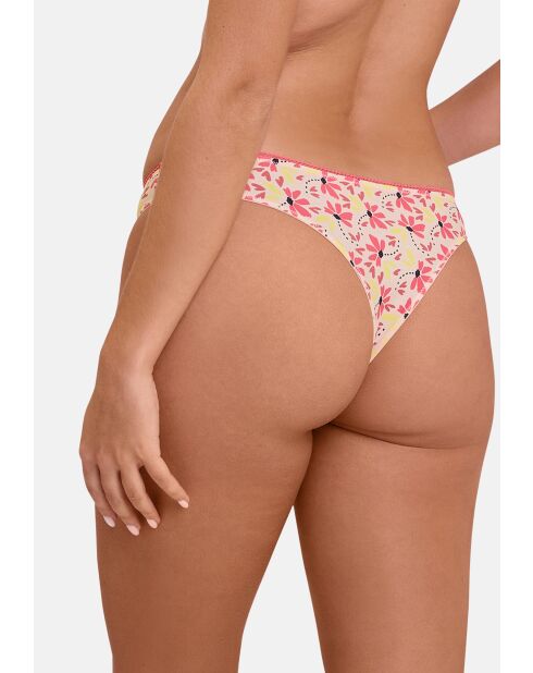 Tanga Trépidante imprimé illusion florale