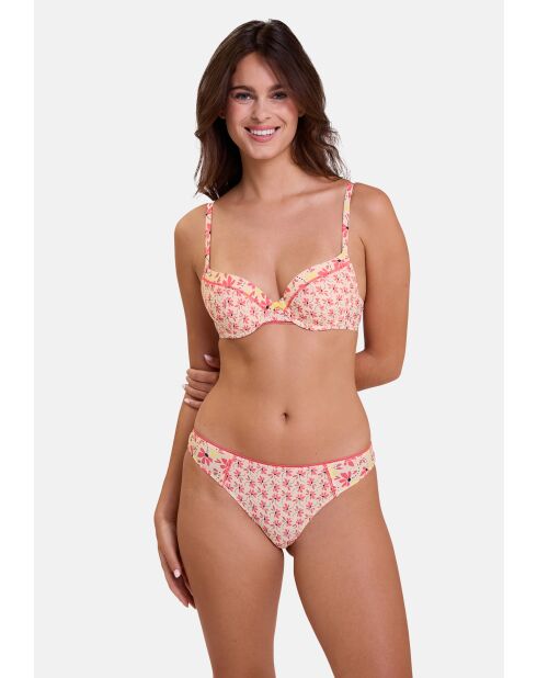 Tanga Trépidante imprimé illusion florale