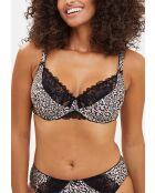 Soutien-gorge Salma imprimé guépard