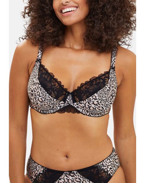 Soutien-gorge Salma imprimé guépard