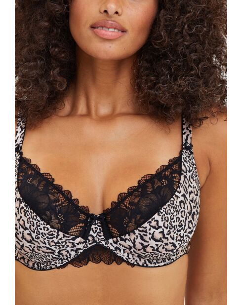 Soutien-gorge Salma imprimé guépard