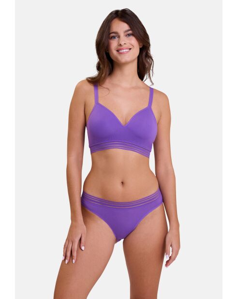 Brassière Zen Light royal lilas