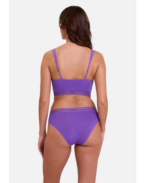 Brassière Zen Light royal lilas