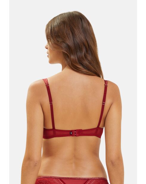 Soutien-gorge Somptueuse rouge dahlia