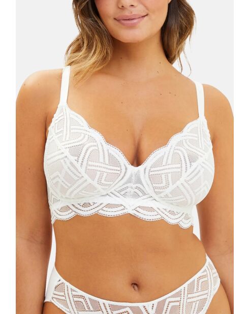Soutien-gorge emboitant sans armatures Elise ivoire