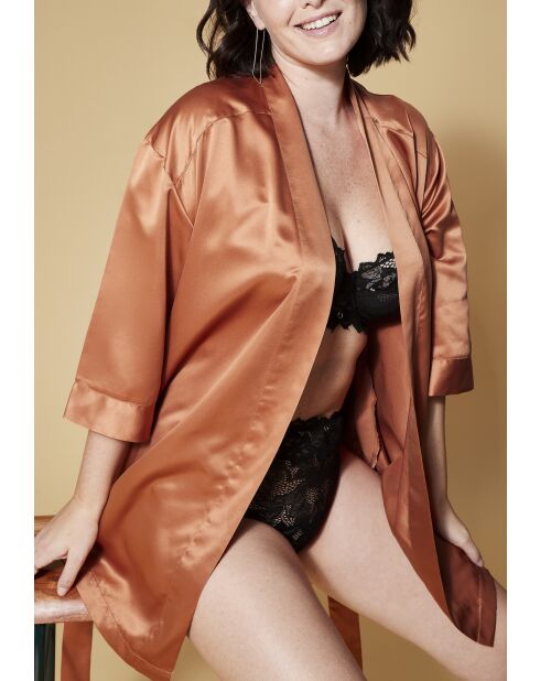 Kimono homewear Glam Chic soleil caramelisé
