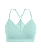 Brassière Zen Light Dentelle turquoise pastel