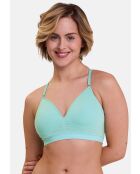 Brassière Zen Light Dentelle turquoise pastel