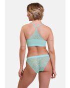 Brassière Zen Light Dentelle turquoise pastel