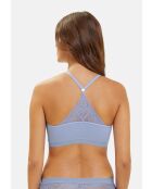 Brassière Zen Light Dentelle violet de perse