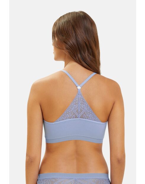 Brassière Zen Light Dentelle violet de perse