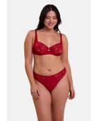 Soutien-gorge corbeille à armatures Lily rouge rubis