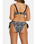 Haut de maillot de bain At the World's End imprimé animal noir
