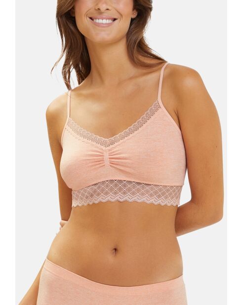 Brassière sans armatures Zen Dentelle fleur du desert chine