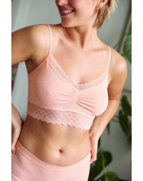 Brassière sans armatures Zen Dentelle fleur du desert chine