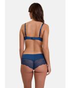 Soutien-gorge Fidèle navy pivoine bleu