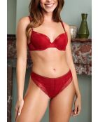 Soutien-gorge Somptueuse rouge dahlia