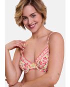 Soutien-gorge Trépidante imprimé illusion florale