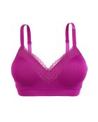 Soutien-gorge brassière Agathe rose fuchsia