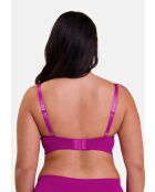 Soutien-gorge brassière Agathe rose fuchsia