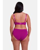 Soutien-gorge brassière Agathe rose fuchsia