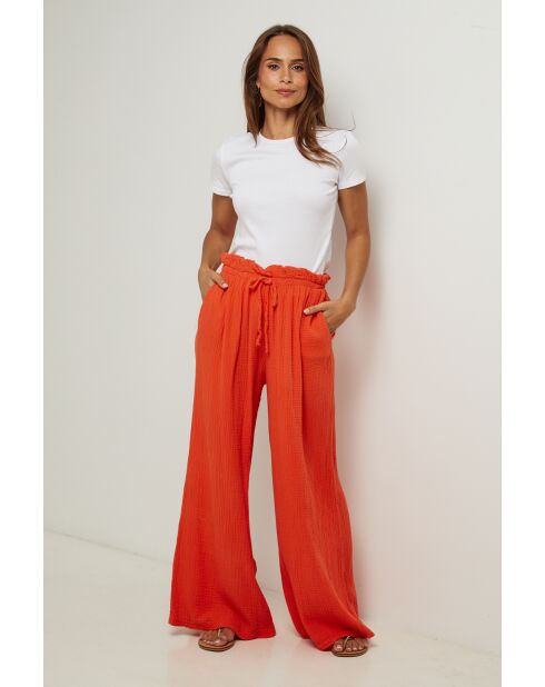 Pantalon Béatrice rouge