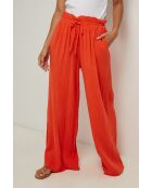 Pantalon Béatrice rouge