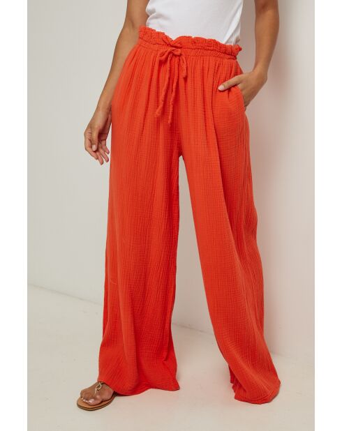 Pantalon Béatrice rouge